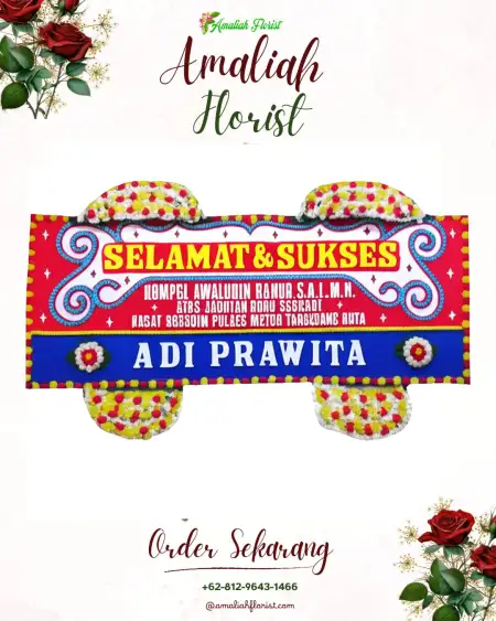 Papan Bunga Ucapan Selamat Soloikma